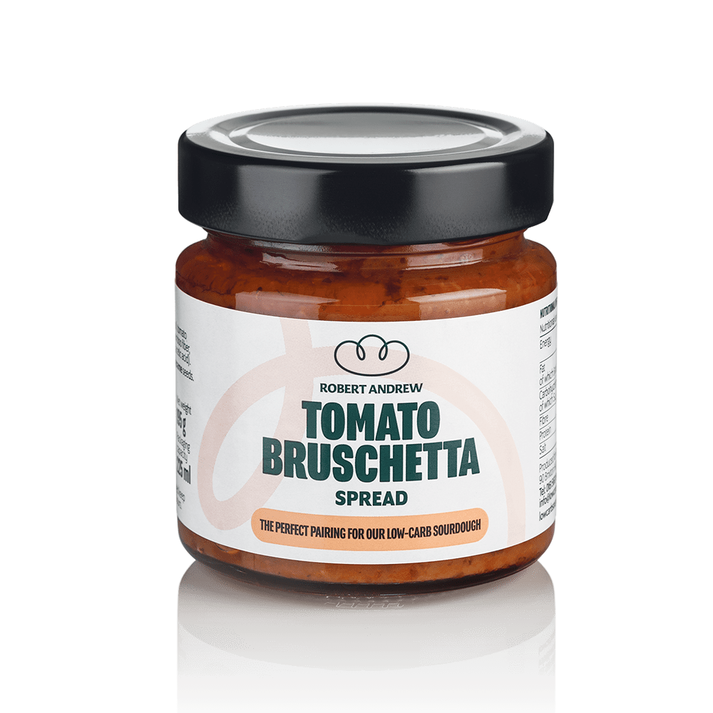 TOMATO BRUSCHETTA SPREAD | 225ml - Robert Andrew Low-carb Sourdough