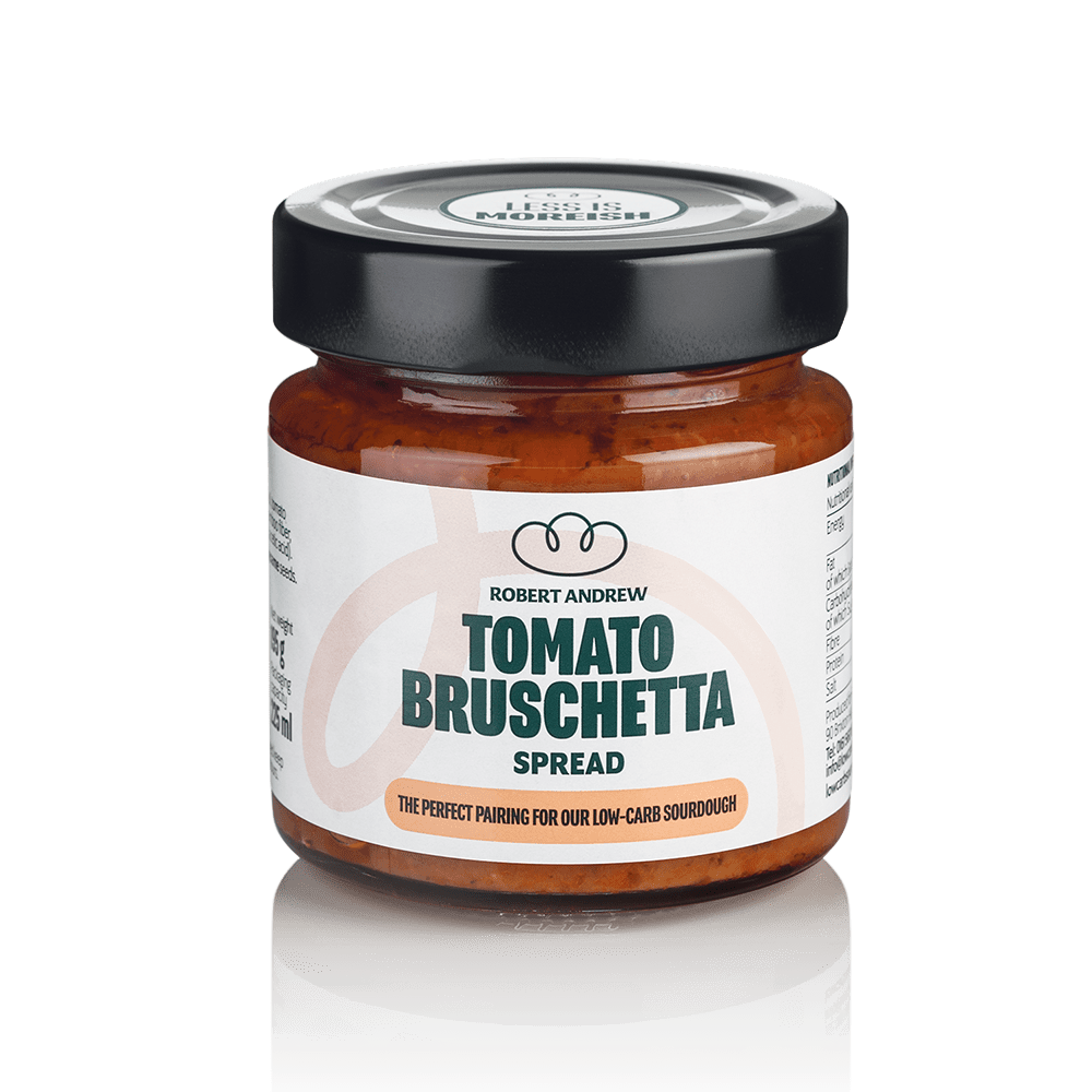 TOMATO BRUSCHETTA SPREAD | 225ml - Robert Andrew Low-carb Sourdough