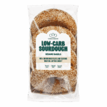 LOW-CARB SOURDOUGH SESAME BAGELS | 4x75g